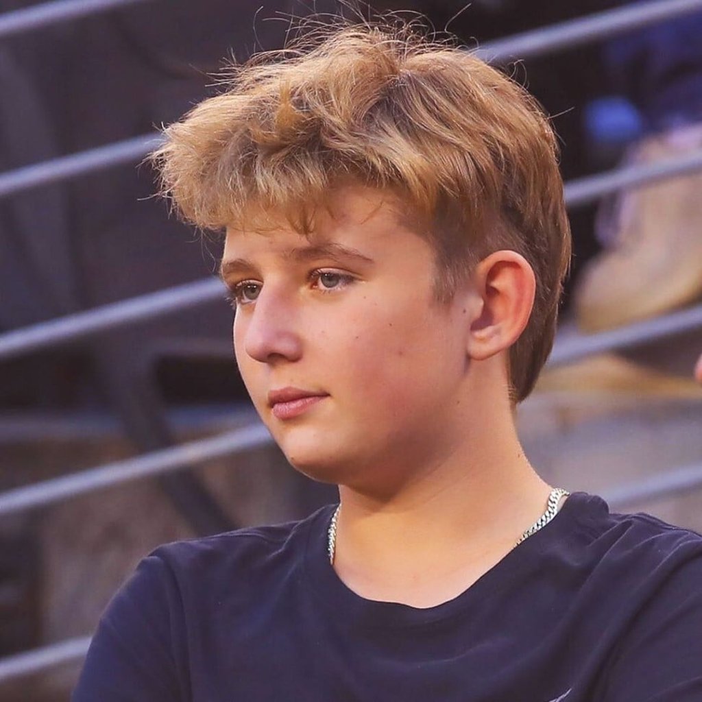 Barron Trump is growing up fast. Photo: @barronupdate/Instagram