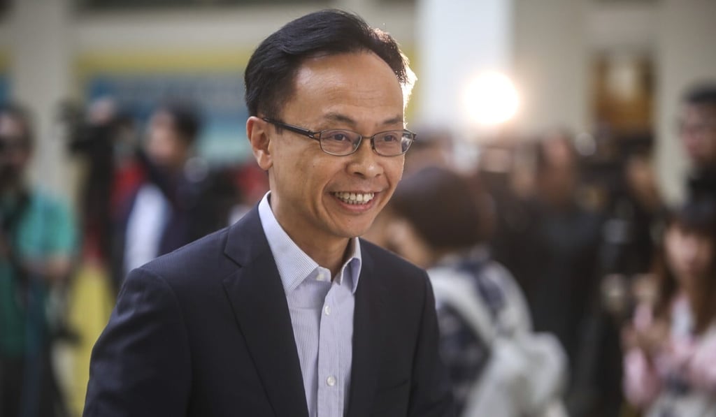 Patrick Nip, Hong Kong’s civil service chief, on Sunday used his blog to defend against accusations that the city’s firing policy for staffers on probation violated the presumption of innocence. Photo: Winson Wong Patrick Nip, Hong Kong’s civil service chief, on Sunday used his blog to defend against accusations that the city’s firing policy for staffers on probation violated the presumption of innocence. Photo: Winson Wong