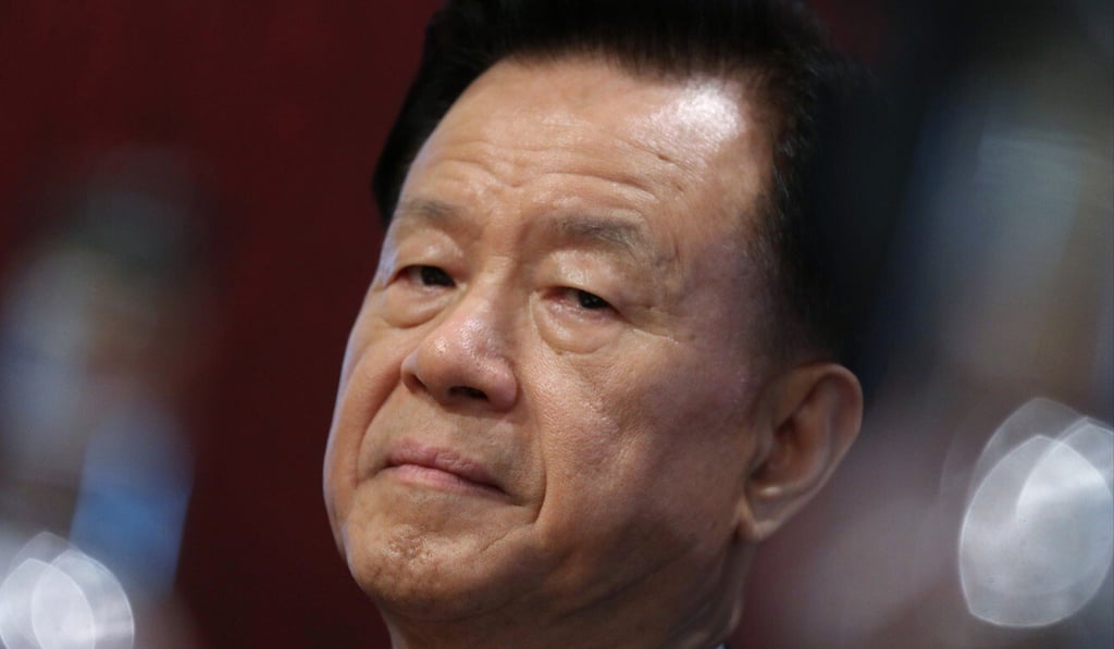 Hui Wing-mau, Shimao’s chairman, met the city’s top officials during a visit to Jiangmen last week. Photo: K Y Cheng Hui Wing-mau, Shimao’s chairman, met the city’s top officials during a visit to Jiangmen last week. Photo: K Y Cheng