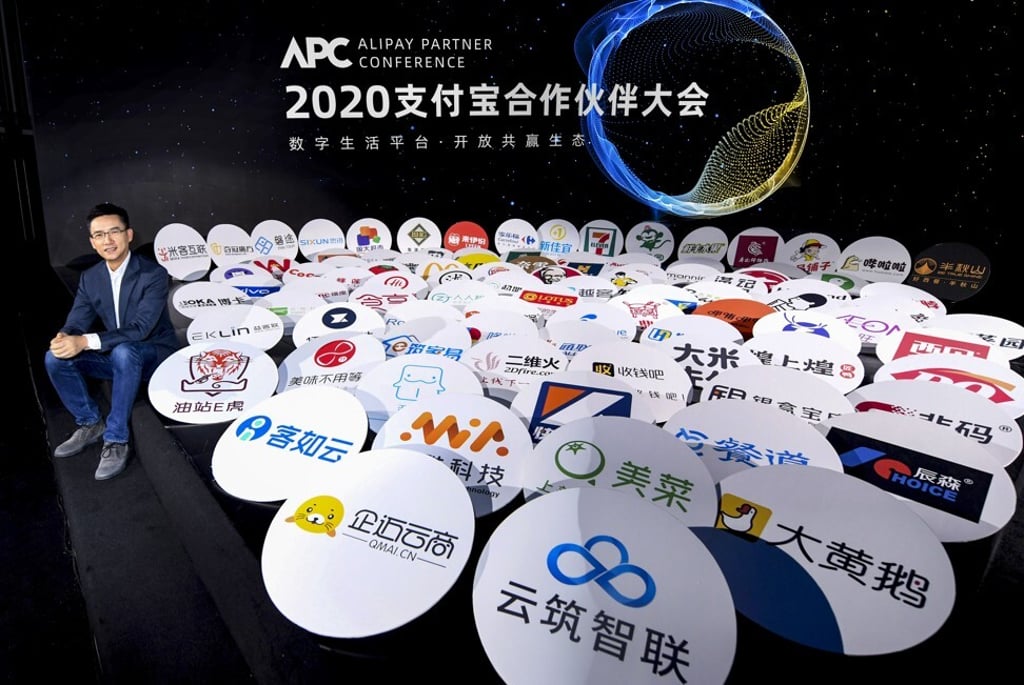 Ant’s CEO Simon Hu unveils three-year plan to open up the Alipay platform on March 10. Photo: Handout Ant’s CEO Simon Hu unveils three-year plan to open up the Alipay platform on March 10. Photo: Handout