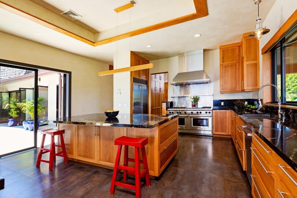 Kitchen at 4725 Hana Hwy, Maui. Photo: Sothebys Int Realty