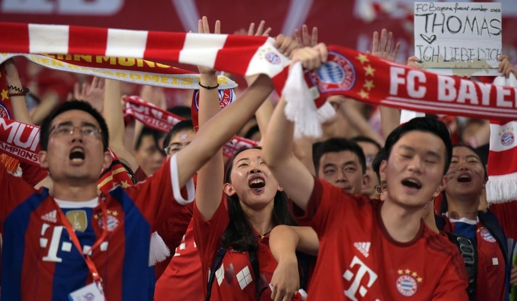 Bayern have 4.2 million followers on Weibo. Photo: AFP