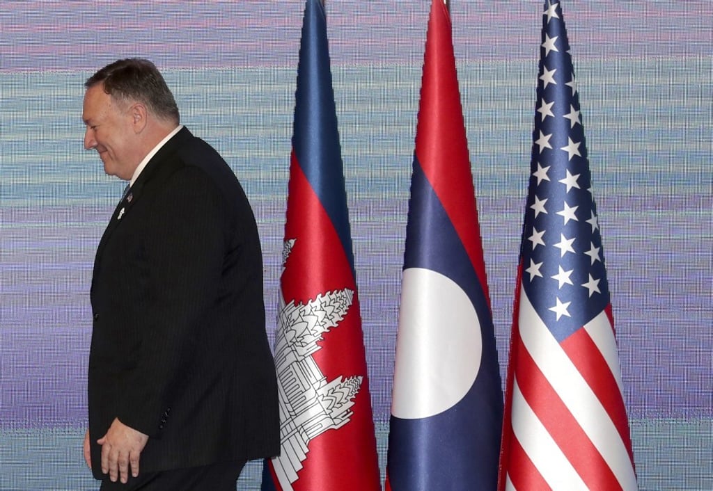 US Secretary of State Mike Pompeo attends the Lower Mekong Initiative meeting in Bangkok on August 1, 2019. File photo: AP