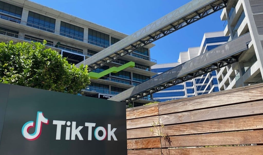 TikTok's new office space at the C3 campus in Culver City, on the west side of Los Angeles, California. Photo: Agence France-Presse