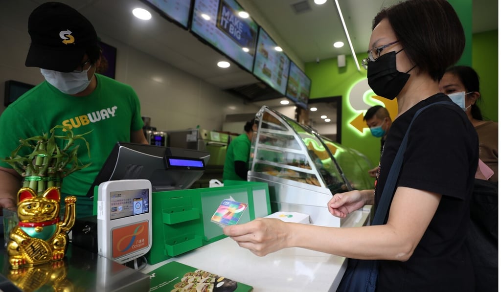 Octopus cards are part of everyday life in Hong Kong. Photo: Xiaomei Chen Octopus cards are part of everyday life in Hong Kong. Photo: Xiaomei Chen