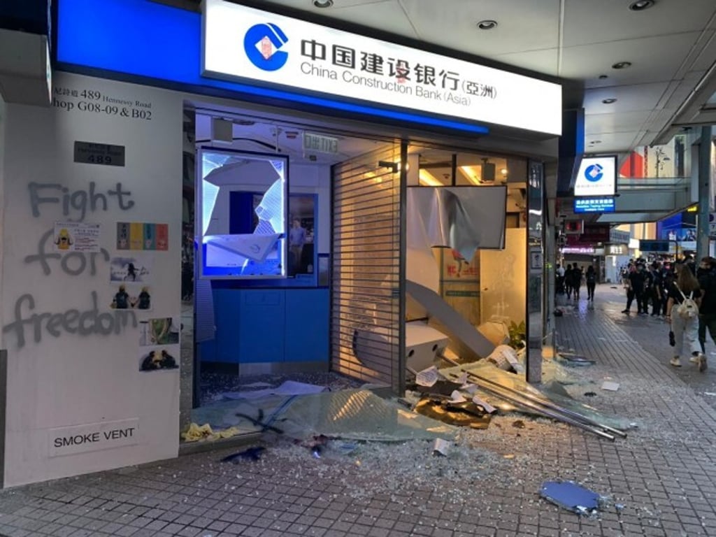 Chinese banks face another tough year as the viral outbreak hampered efforts to recovery from months of protests and vandalism in Hong Kong for most of 2019. Photo: Reuters