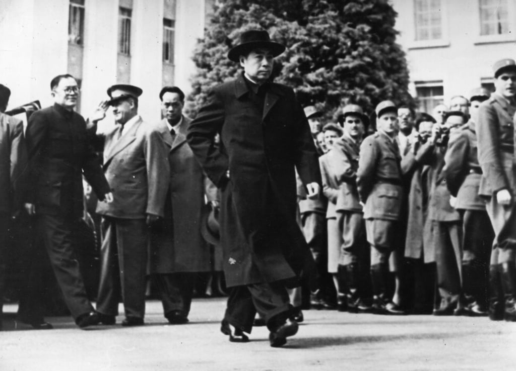 Zhou Enlai at the Geneva Conference in April 1954. Photo: Getty Images Zhou Enlai at the Geneva Conference in April 1954. Photo: Getty Images