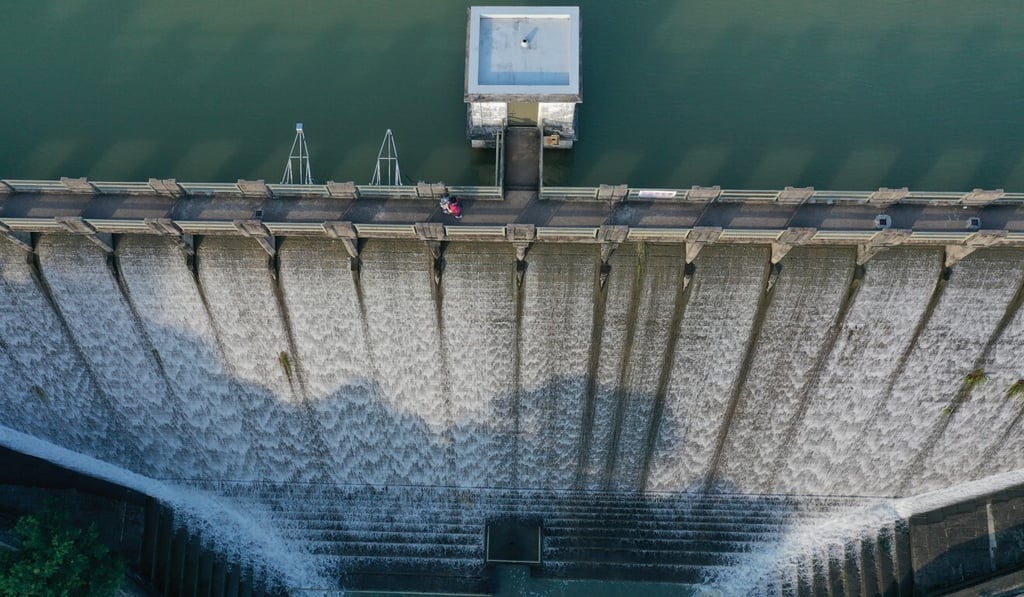 The Aberdeen Reservoir Dam in Hong Kong. Photo: Martin Chan The Aberdeen Reservoir Dam in Hong Kong. Photo: Martin Chan
