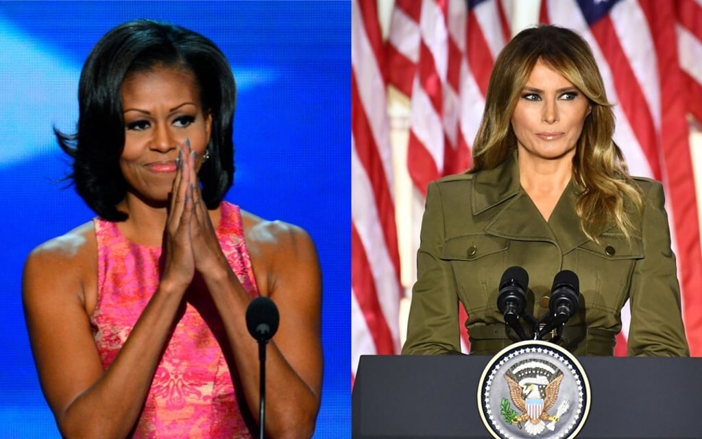 Michelle Obama and Melania Trump. Photo: MCT/AFP