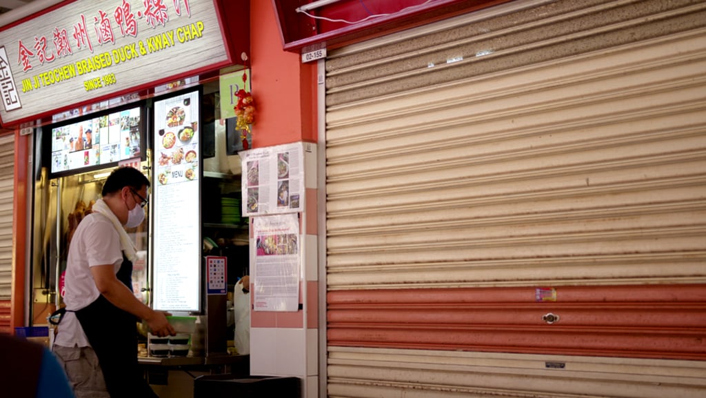 Many of Singapore’s hawkers have had to leave the industry because of a fall in customer demand caused by the Covid-19 pandemic. Many of Singapore’s hawkers have had to leave the industry because of a fall in customer demand caused by the Covid-19 pandemic.