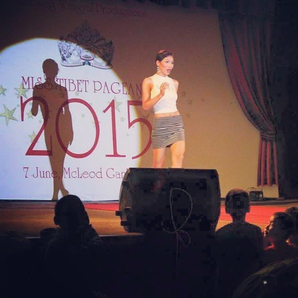 Mariko dances at the 2015 Miss Tibet pageant. Photo: Tenzin Mariko Mariko dances at the 2015 Miss Tibet pageant. Photo: Tenzin Mariko