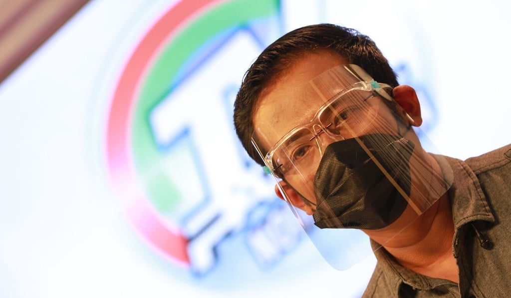 ABS-CBN anchor Dhobie de Guzman. Photo: AFP