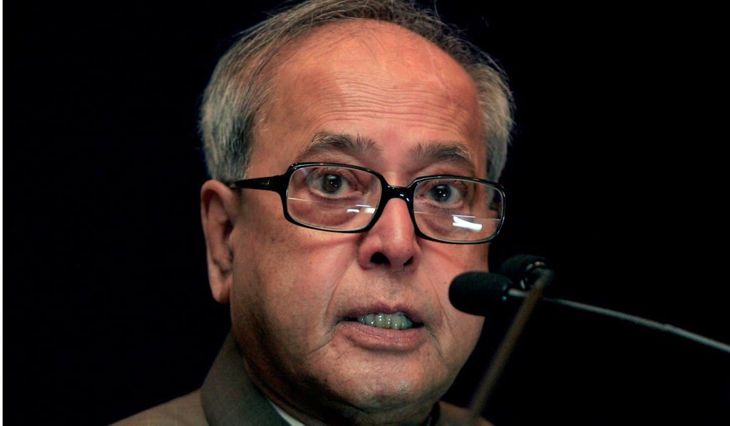 Former Indian president Pranab Mukherjee is seen in 2007. Photo: Reuters