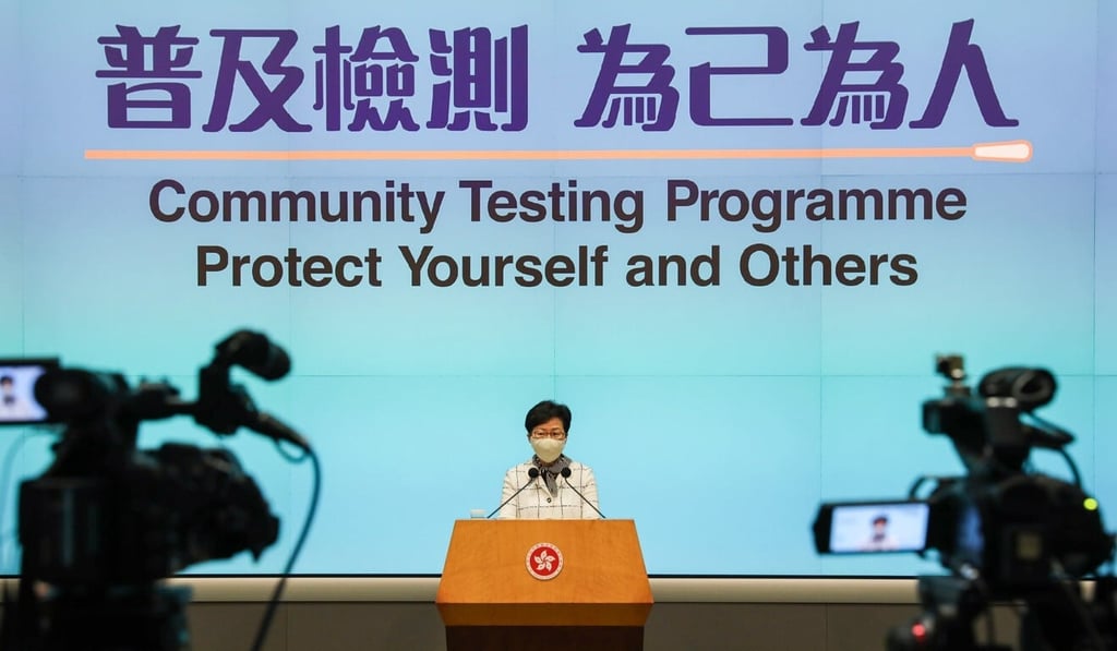 Carrie Lam has hit out at critics calling for a boycott of the testing programme. Photo: Nora Tam