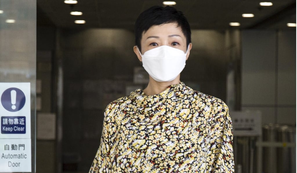 Tanya Chan testified that she had felt ‘something soft and not wet’ touching below her right nostril and above her lips. Photo: Brian Wong