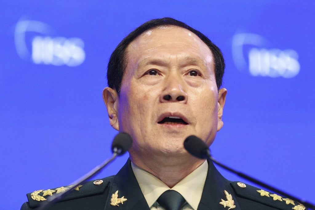 Chinese Defence Minister Wei Fenghe. Photo: AP