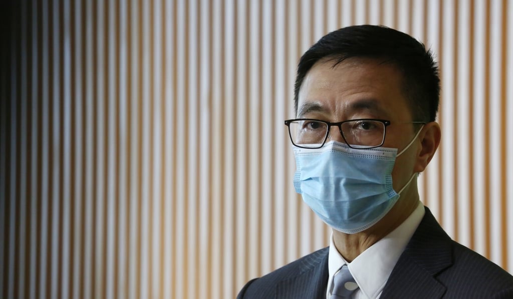 Secretary for Education Kevin Yeung speaks to the press at Tamar in July. Photo: Jonathan Wong Secretary for Education Kevin Yeung speaks to the press at Tamar in July. Photo: Jonathan Wong