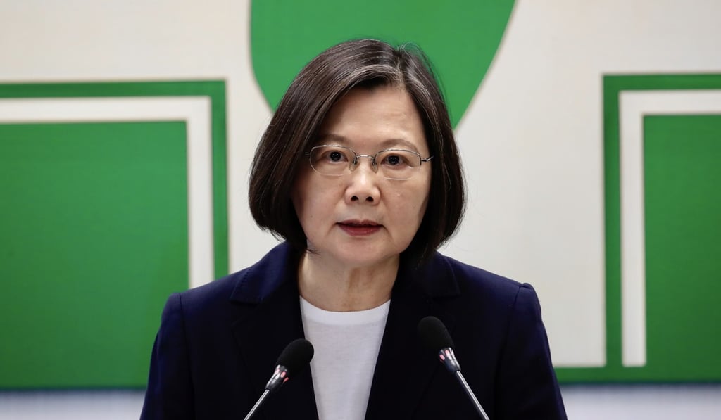 President Tsai Ing-wen has refused to recognise the agreement. Photo: EPA-EFE President Tsai Ing-wen has refused to recognise the agreement. Photo: EPA-EFE