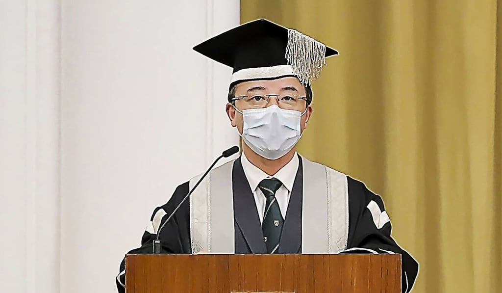 HKU president Xiang Zhang was among senior management figures who called the Campus TV video’s depiction of mainland students ‘offensive, hurtful, insensitive and unfair’ . Photo: Handout HKU president Xiang Zhang was among senior management figures who called the Campus TV video’s depiction of mainland students ‘offensive, hurtful, insensitive and unfair’ . Photo: Handout