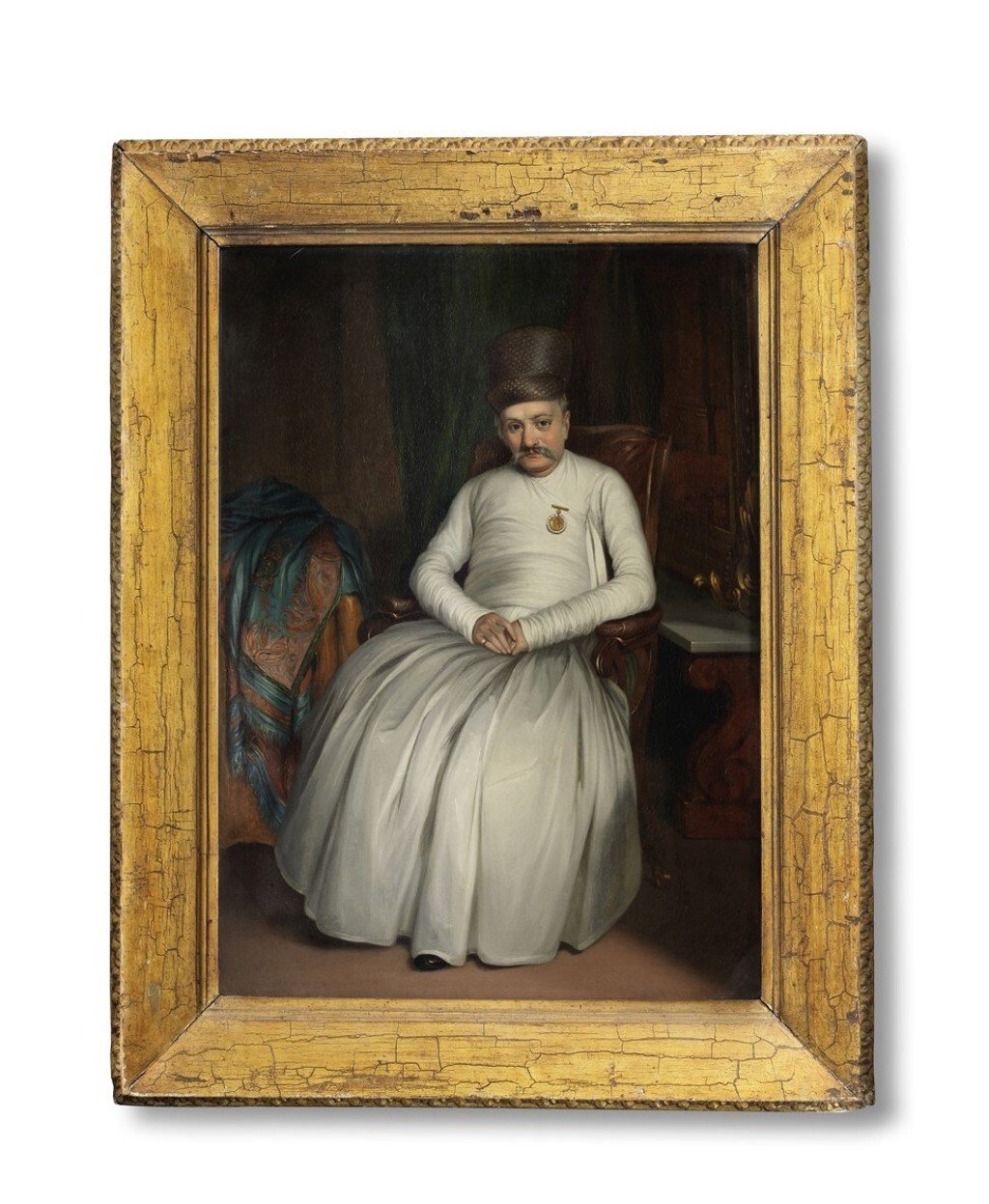 Rare imperial midnight blue embroidered yardage for an emperor’s surcoat, Gunfu 18th/early 19th century (estimate: US$25,000-30,000). Photo: Bonhams Rare imperial midnight blue embroidered yardage for an emperor’s surcoat, Gunfu 18th/early 19th century (estimate: US$25,000-30,000). Photo: Bonhams