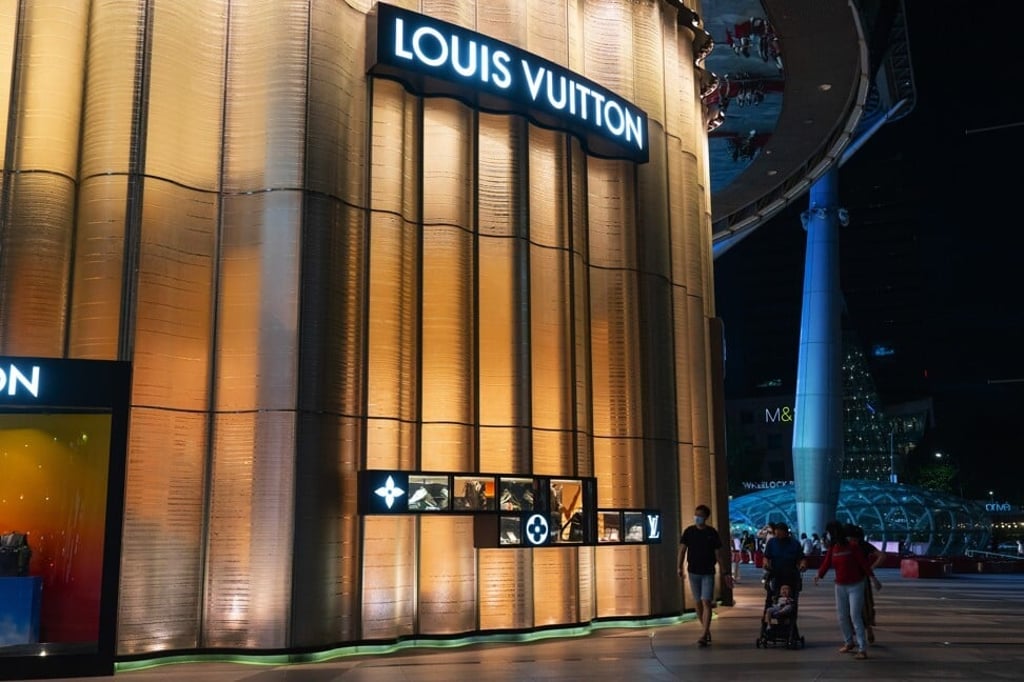 Experience-based luxury outpaced shopping for physical luxury items at stores like Louis Vuitton from 2010 to 2019. Photo: Bloomberg