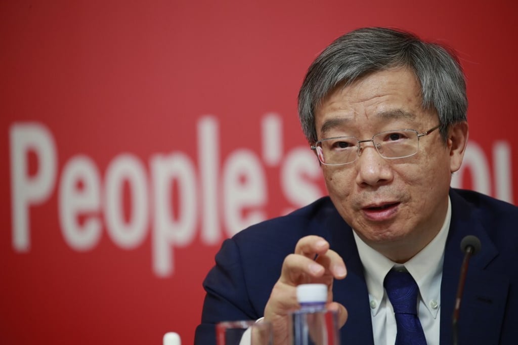 PBOC’s Yi Gang during a press conference on September 24. Photo: EPA-EFE PBOC’s Yi Gang during a press conference on September 24. Photo: EPA-EFE