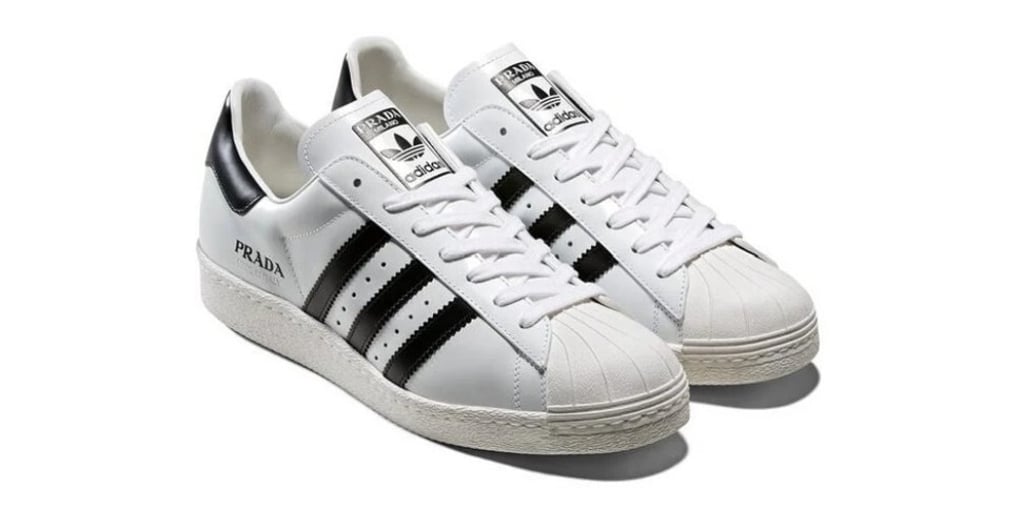 [Adidas x Prada] 韓国人気商品 Superstar Sneakers Adidas X PRADA Superstar Lifestyle Shoes Sneakers Black