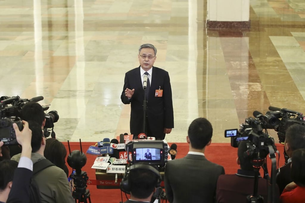 Guo Shuqing, chairman of the China Banking and Insurance Regulatory Commission, has warned of weakening asset quality amid the pandemic. Photo: Xinhua Guo Shuqing, chairman of the China Banking and Insurance Regulatory Commission, has warned of weakening asset quality amid the pandemic. Photo: Xinhua