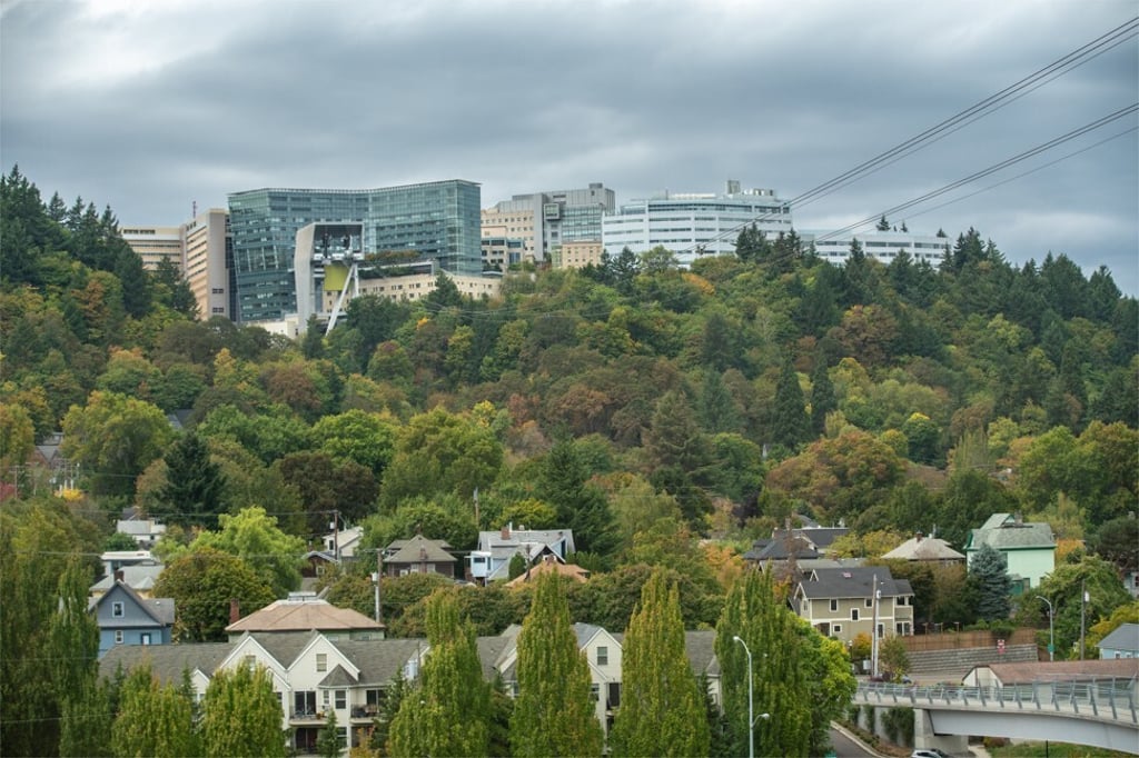 The Oregon Health & Science University campus on the Marquam Hill, in Portland. Photo: Shutterstock