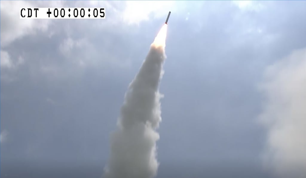 The hypersonic cruise vehicle was powered by an indigenously developed scramjet engine. Photo: Indian defence ministry The hypersonic cruise vehicle was powered by an indigenously developed scramjet engine. Photo: Indian defence ministry