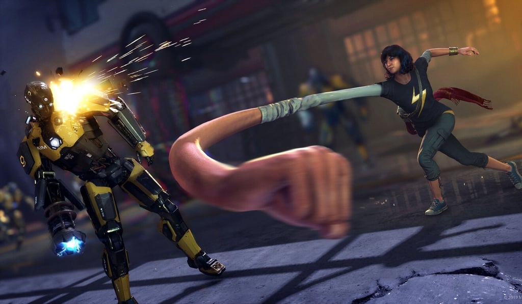 Kamala Khan has never appeared in a Marvel film, but is probably the best character in the new Avengers game. Photo: Crystal Dynamics/Marvel