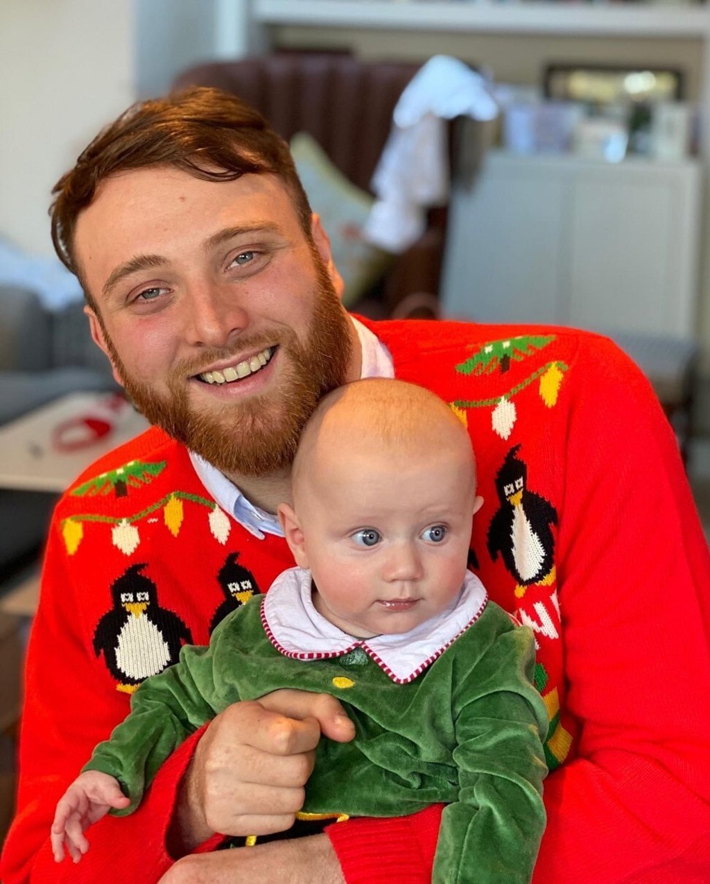 Ben Kende with his nephew Felix. Photo: Handout