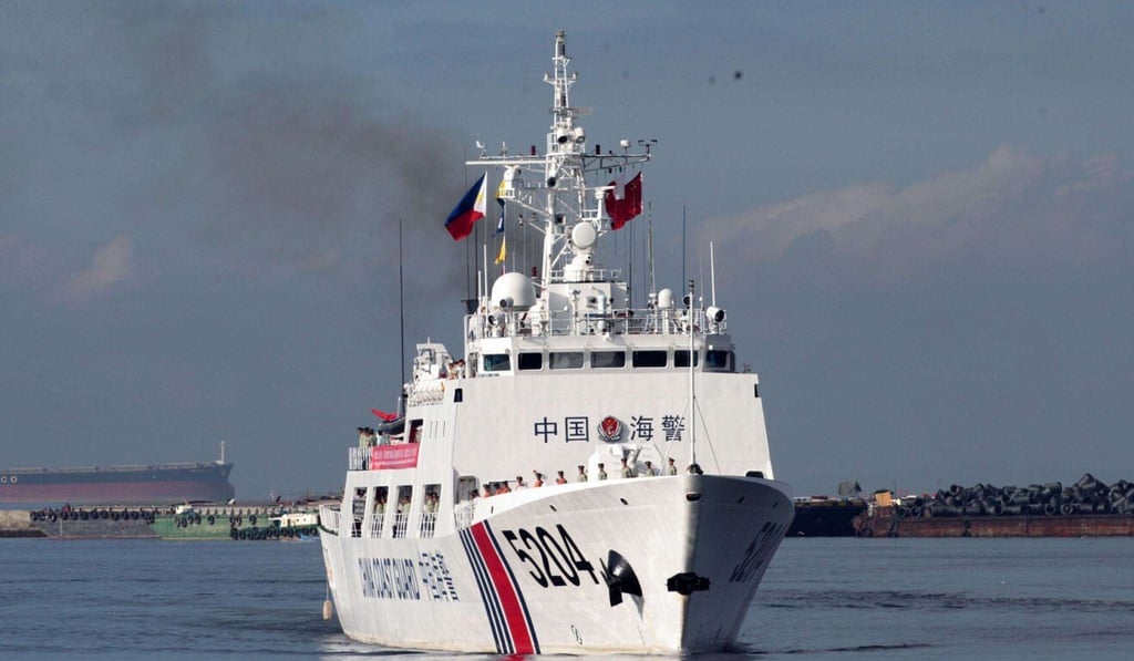The activists are currently detained in Shenzhen after their vessel was intercepted by the mainland coastguard outside Hong Kong waters. Photo: Weibo The activists are currently detained in Shenzhen after their vessel was intercepted by the mainland coastguard outside Hong Kong waters. Photo: Weibo