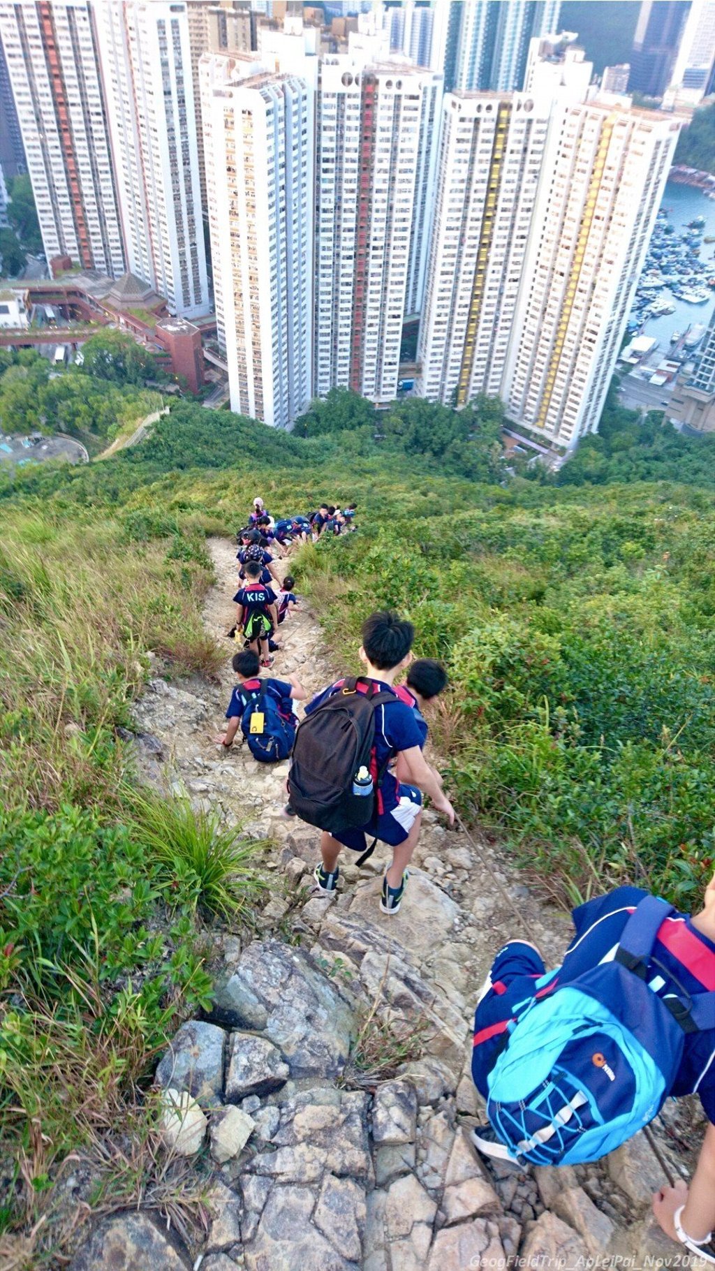 Social studies fieldwork offered at Korean International School in Hong Kong challenges students physically and mentally to help them prepare for the future.