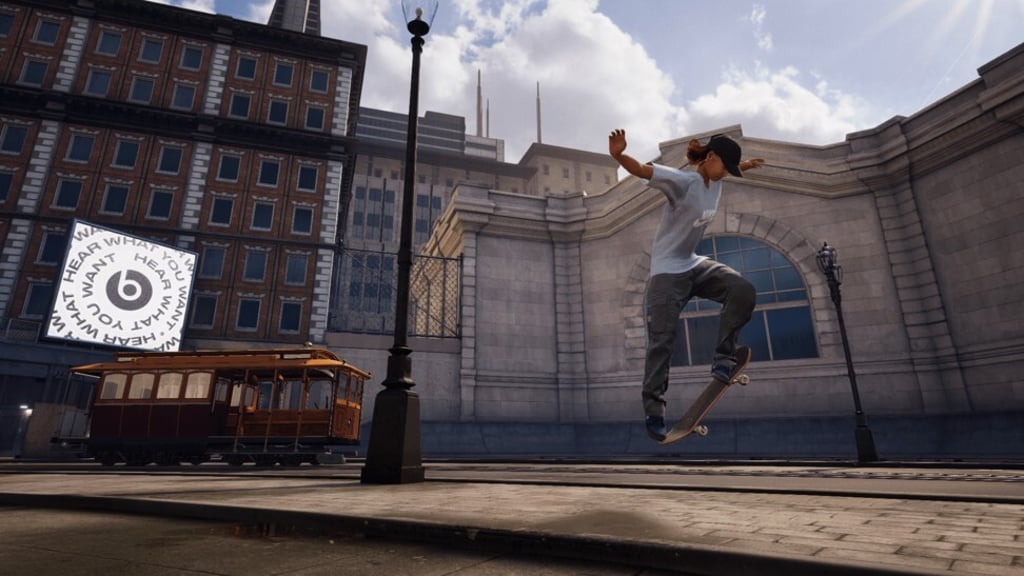 A screenshot from Tony Hawk’s Pro Skater 1 + 2. Photo: TNS