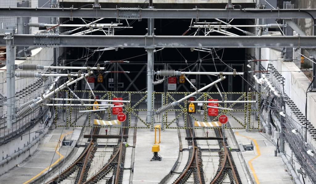 A view of the tracks on the MTR’s Sha Tin to Central link from Hung Hom station. Photo: Dickson Lee