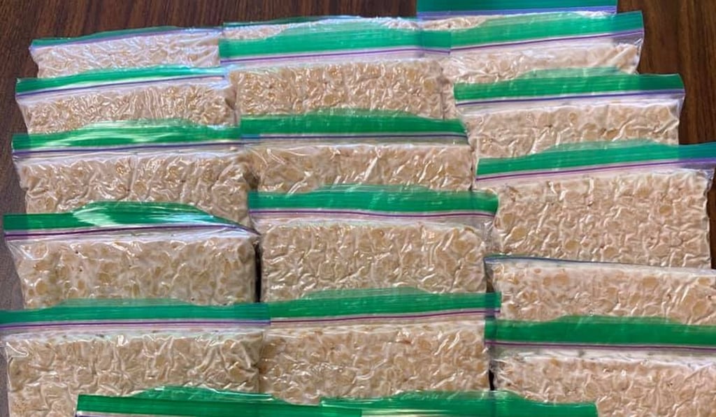 Mayasari Effendi sells about 100 to 150 packets of tempeh in Indiana a week. Photo: Facebook Mayasari Effendi sells about 100 to 150 packets of tempeh in Indiana a week. Photo: Facebook