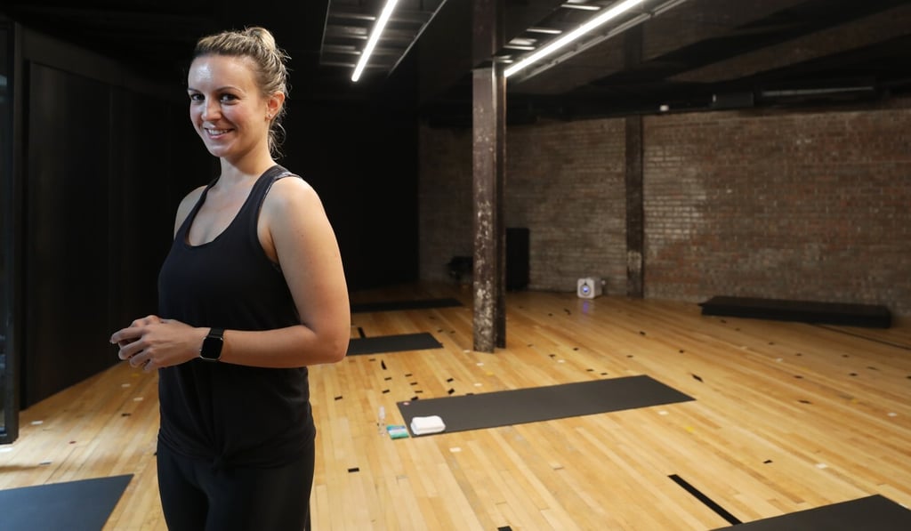 Sasha Kolarov said they are only offering regular yoga classes for now, not hot yoga. Photo: Xiaomei Chen