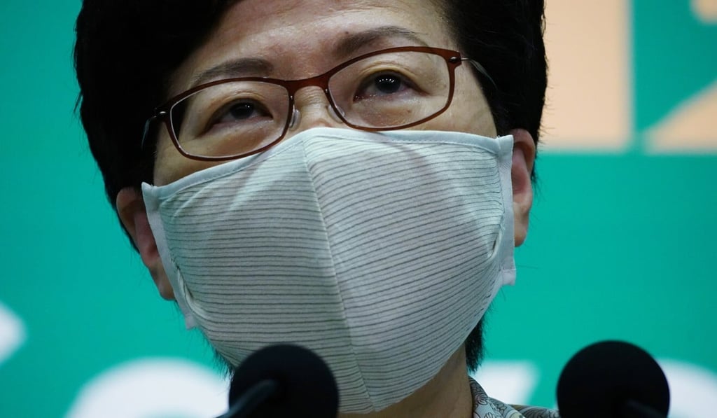 Chief Executive Carrie Lam is demanding supermarkets cut prices. Photo: Sam Tsang Chief Executive Carrie Lam is demanding supermarkets cut prices. Photo: Sam Tsang