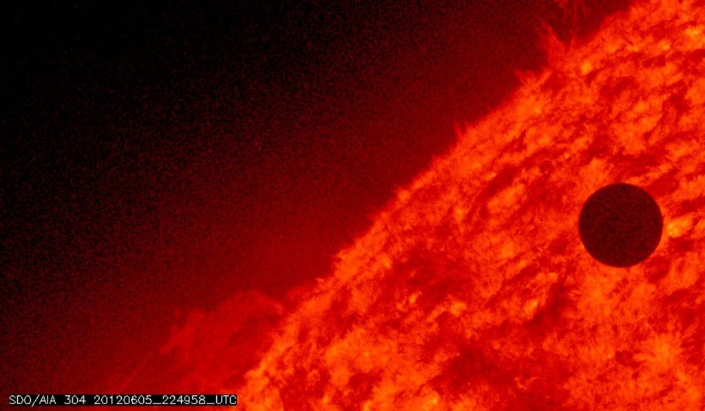 Scientists have discovered traces of the gas phosphine in the atmosphere of Venus. Photo: Reuters/Nasa/AIA/Solar Dynamics Observatory