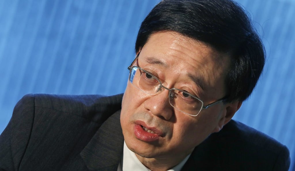 Secretary for Security John Lee has urged Taiwan to shoulder its responsibility in combating cross-border crime. Photo: Nora Tam