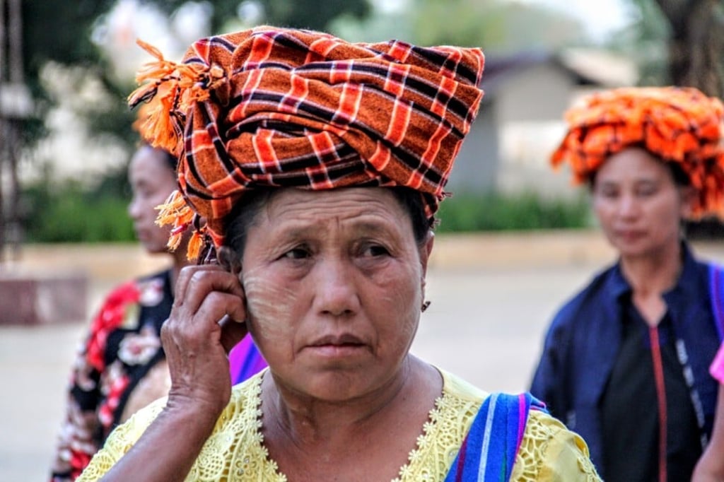Thanaka is worn widely in Myanmar. Photo: Kalpana Sunder