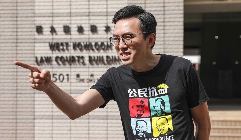 Avery Ng, found guilty of inciting others to take part in an unlawful assembly, had an appeal against his convictions rejected on Thursday. Photo: Nora Tam Avery Ng, found guilty of inciting others to take part in an unlawful assembly, had an appeal against his convictions rejected on Thursday. Photo: Nora Tam