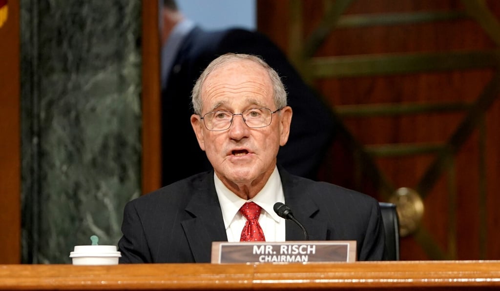 “This is an American issue. It is not a partisan issue,” said James Risch, chairman of the Senate Foreign Relations Committee. Photo: Reuters