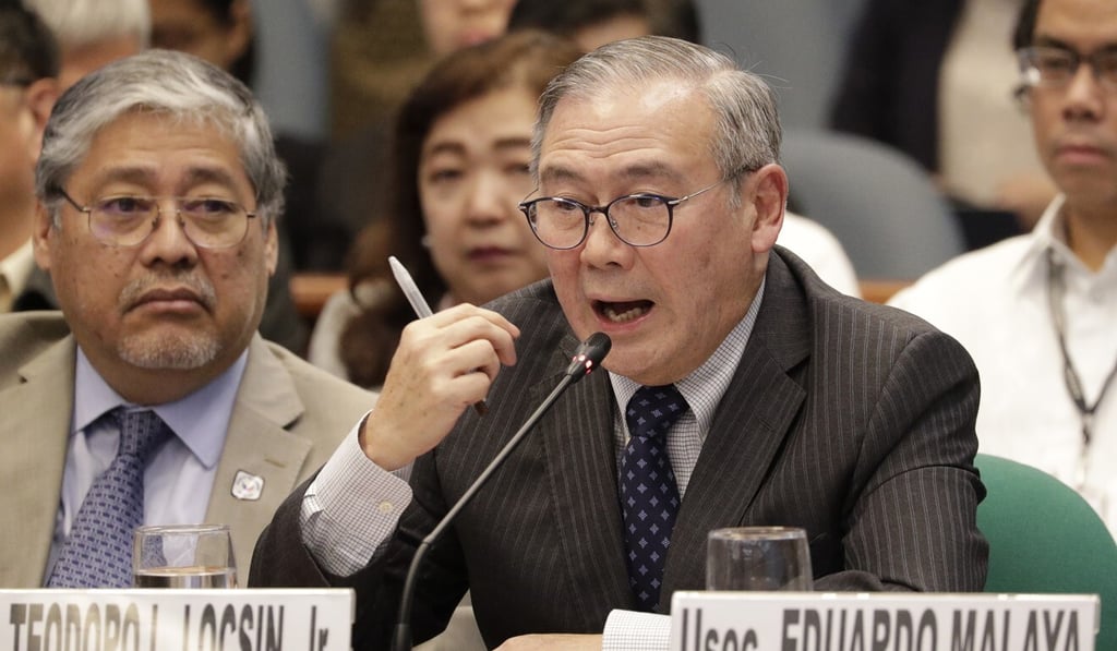 Philippine foreign secretary Teodoro Locsin Jnr. Photo: AP Philippine foreign secretary Teodoro Locsin Jnr. Photo: AP