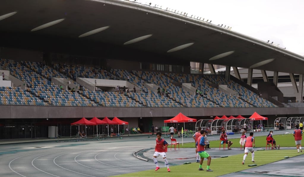 Hong Kong Premier League resumes with matches played behind closed doors at Tseung Kwan O Sports Ground. Photo: Chan Kin-wa