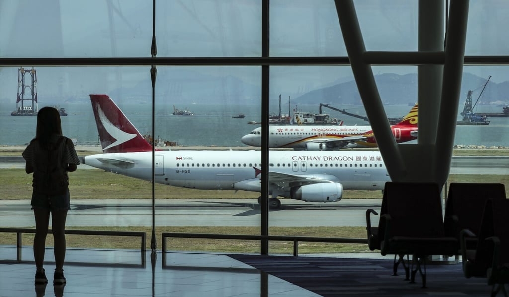 The five passengers flew on an Air India Express flight before connecting to Cathay Dragon. Photo: Roy Issa The five passengers flew on an Air India Express flight before connecting to Cathay Dragon. Photo: Roy Issa