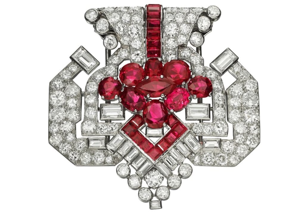 Cartier Tradition Brooch circa 1955. Photo: Cartier