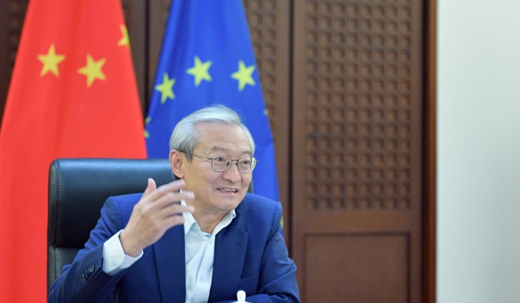 Zhang Ming, Beijing’s envoy to the European Union, criticised Brussels’ policies towards Chinese companies. Photo: Handout Zhang Ming, Beijing’s envoy to the European Union, criticised Brussels’ policies towards Chinese companies. Photo: Handout