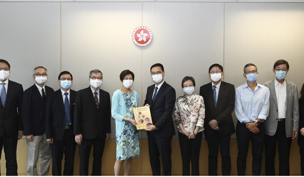 The task force assembled to review Hong Kong school curriculum presents its final report on Tuesday. Photo: Handout